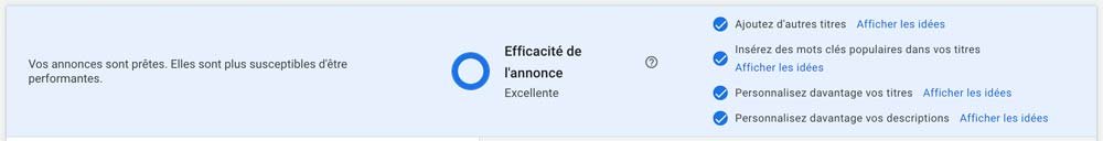 Efficacité annonce RSA