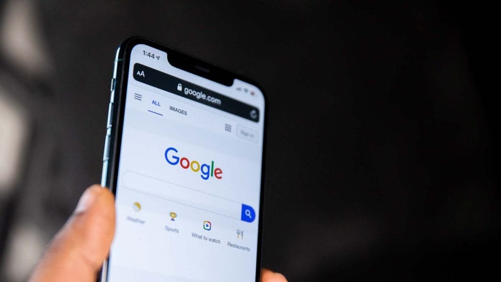 smartphone recherche google
